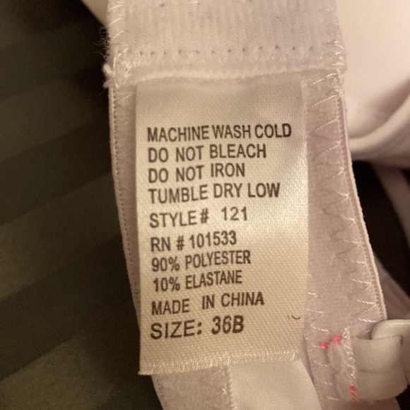 Spree Push-up Bra; 36B; White - Picture 5 of 5